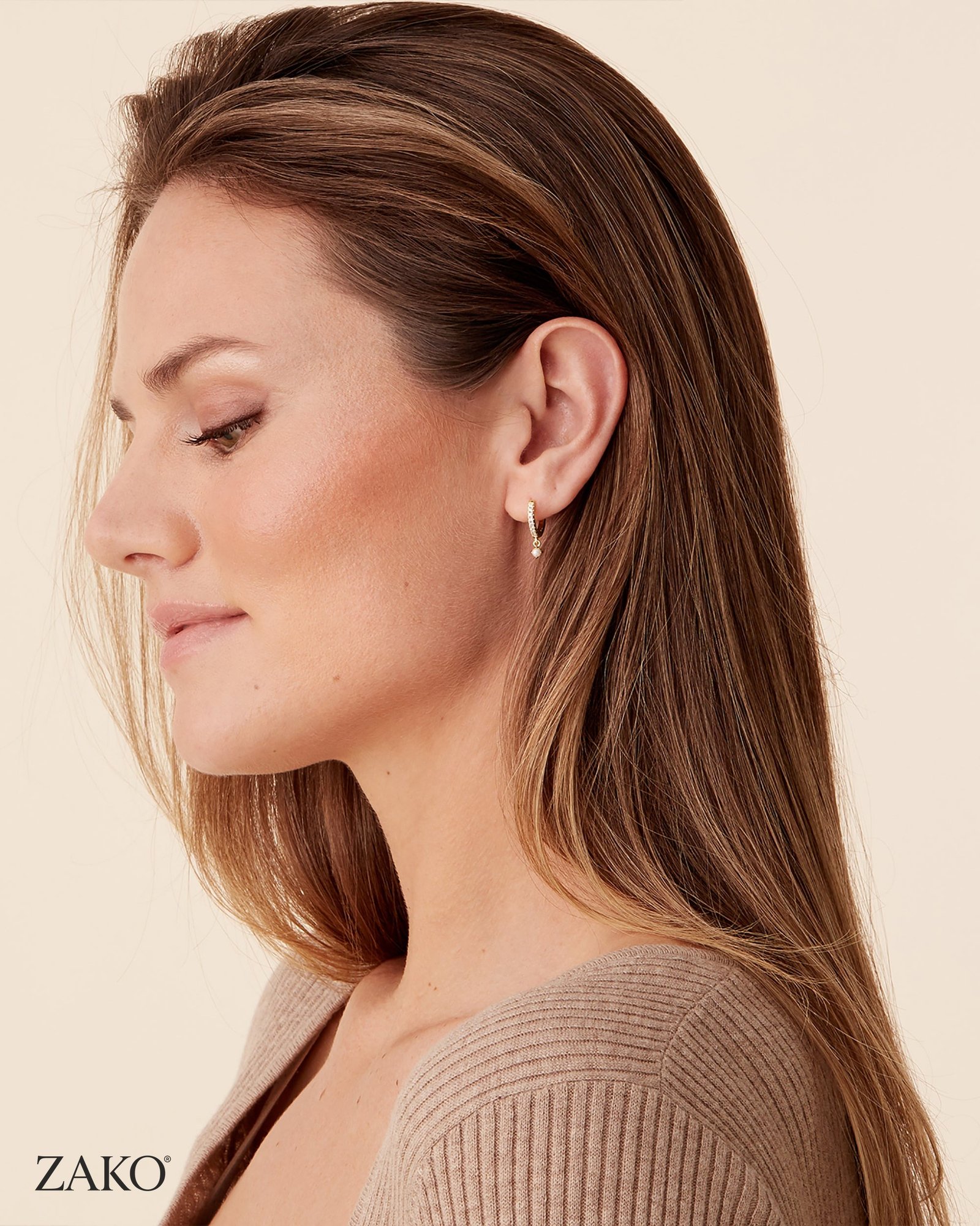 Fern Pearl Huggies - Image 5