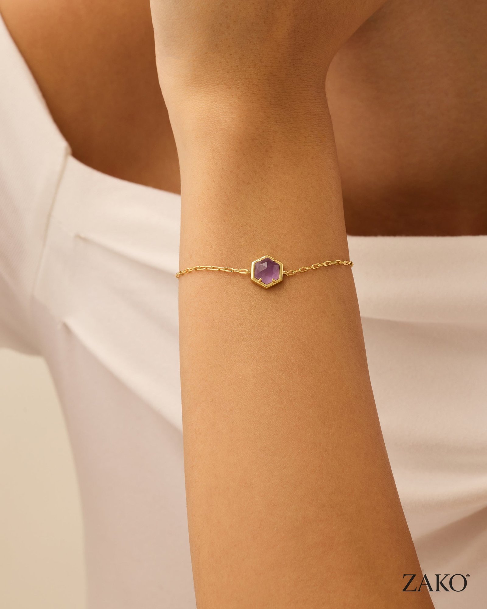 Una Hexagon Bracelet - Image 2