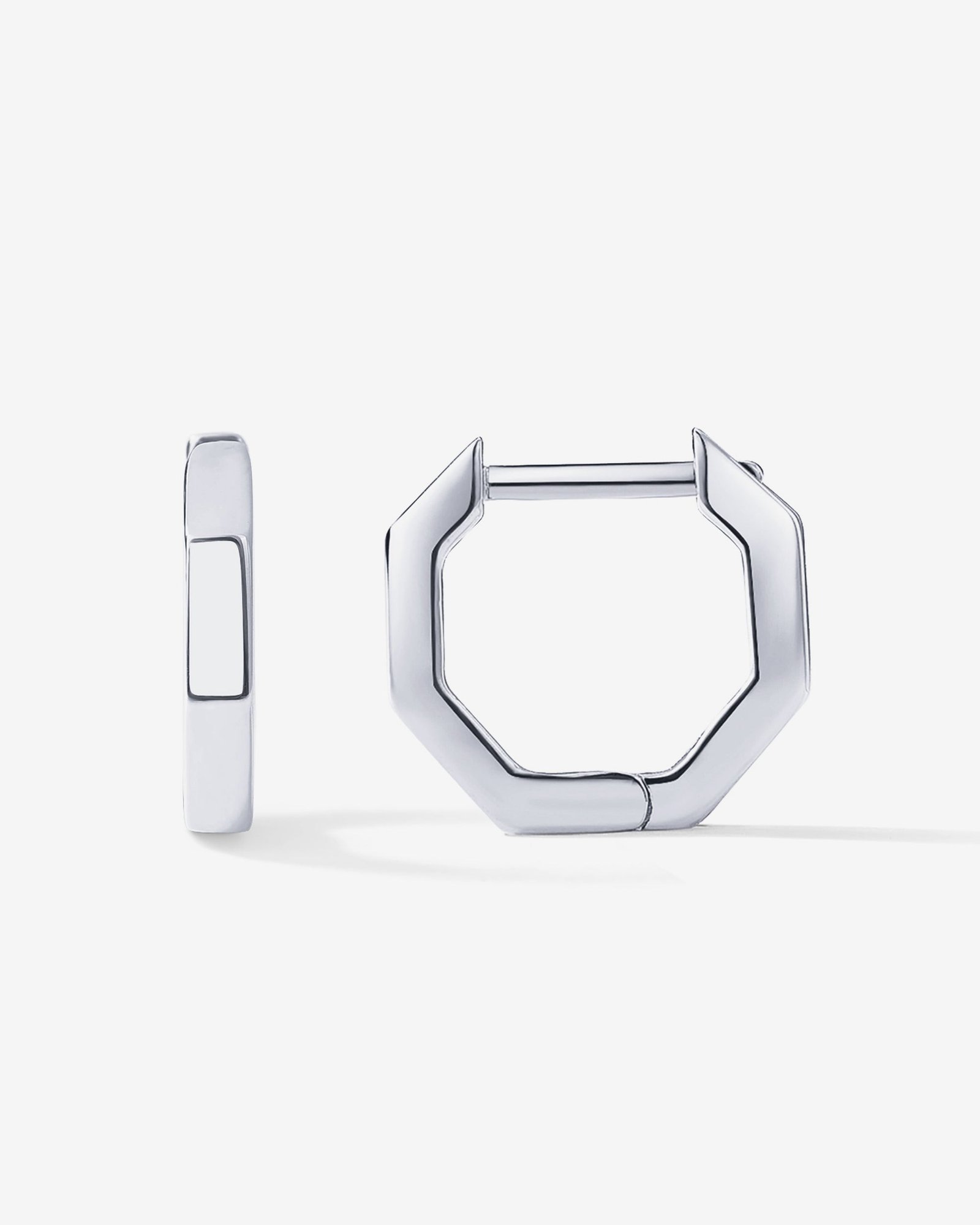 Geometryczne kolczyki huggie Wilda