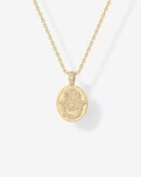 Olive Hamsa Pendant