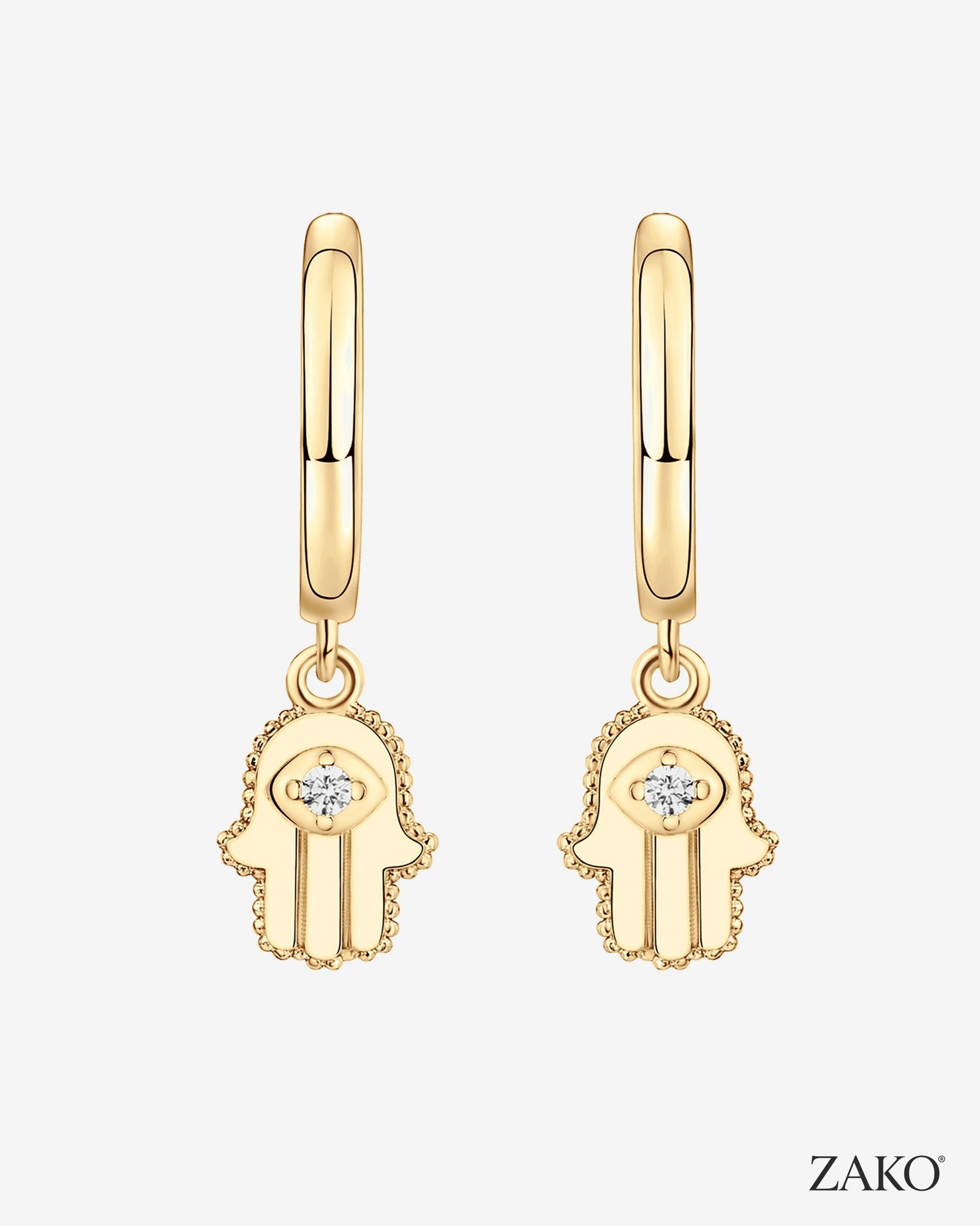 Dalia Hamsa Huggies - Image 4