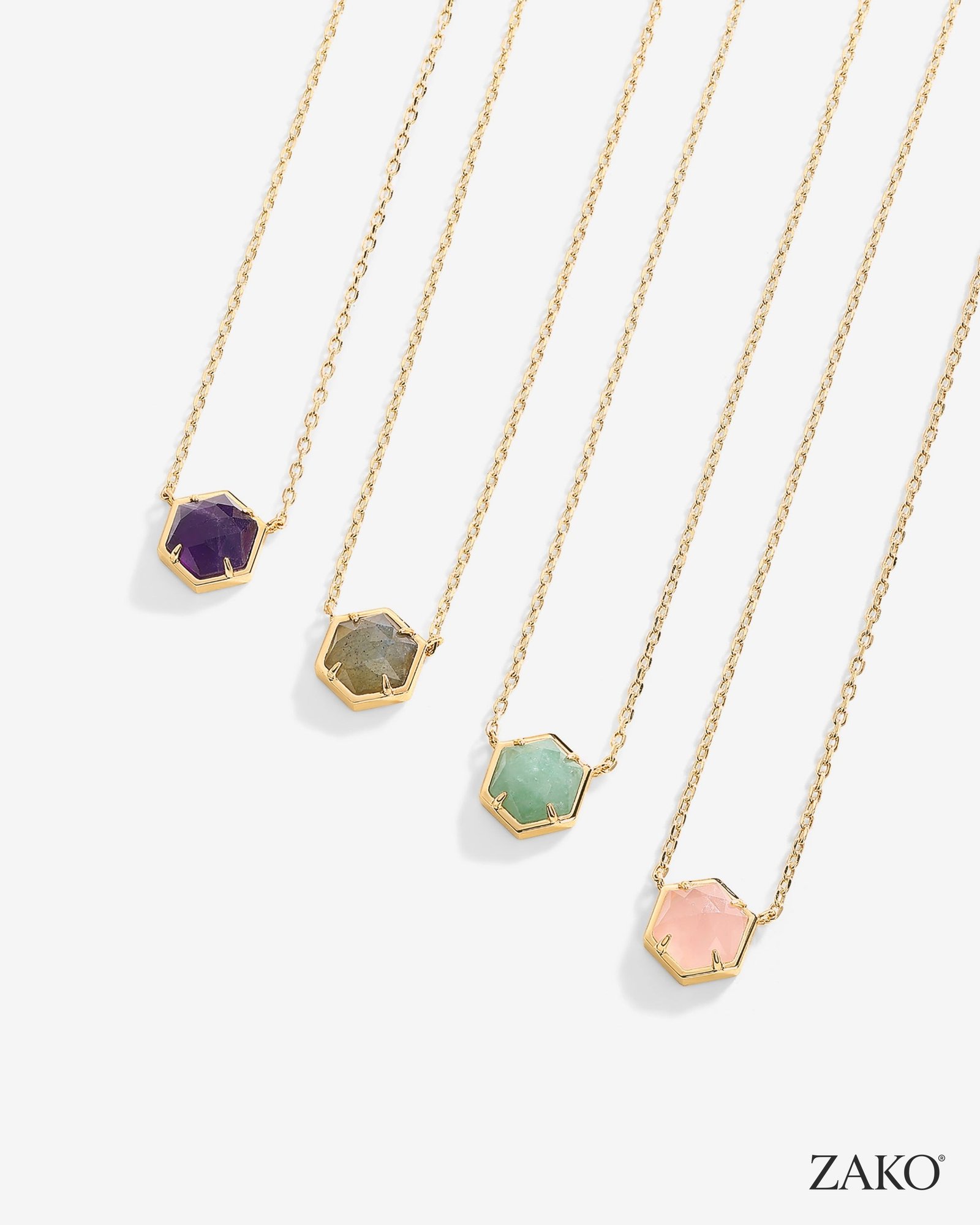 Alma Gemstone Necklace - Image 4
