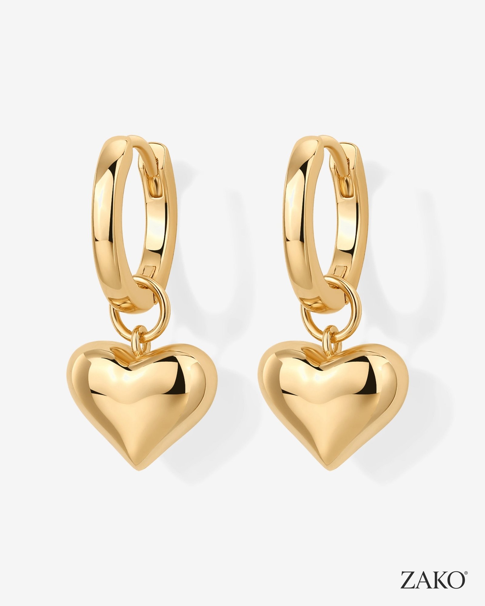 Selene Heart Earrings - Image 2