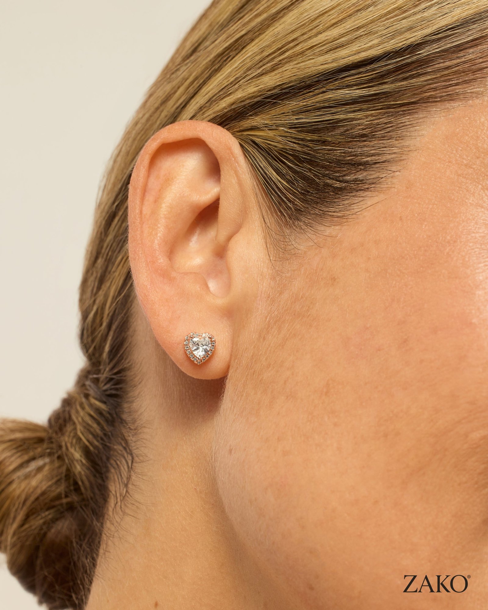 Mae Heart Studs - Image 8