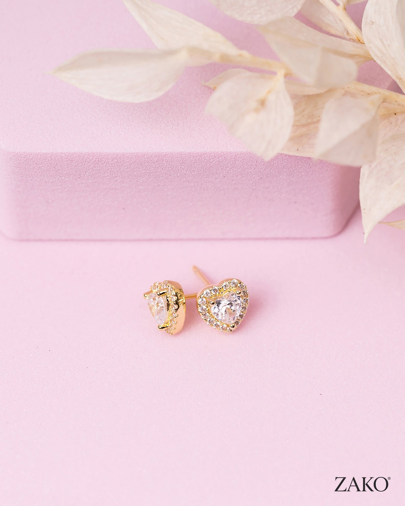 Mae Heart Studs - Image 10