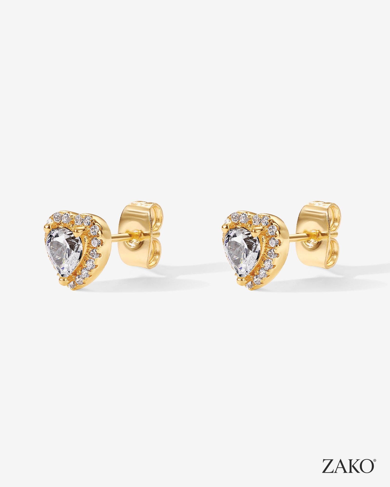 Mae Heart Studs - Image 2