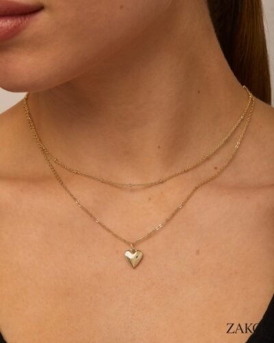 Delphine Heart Necklace