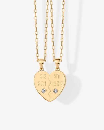 Sylvie Heart Necklace Set