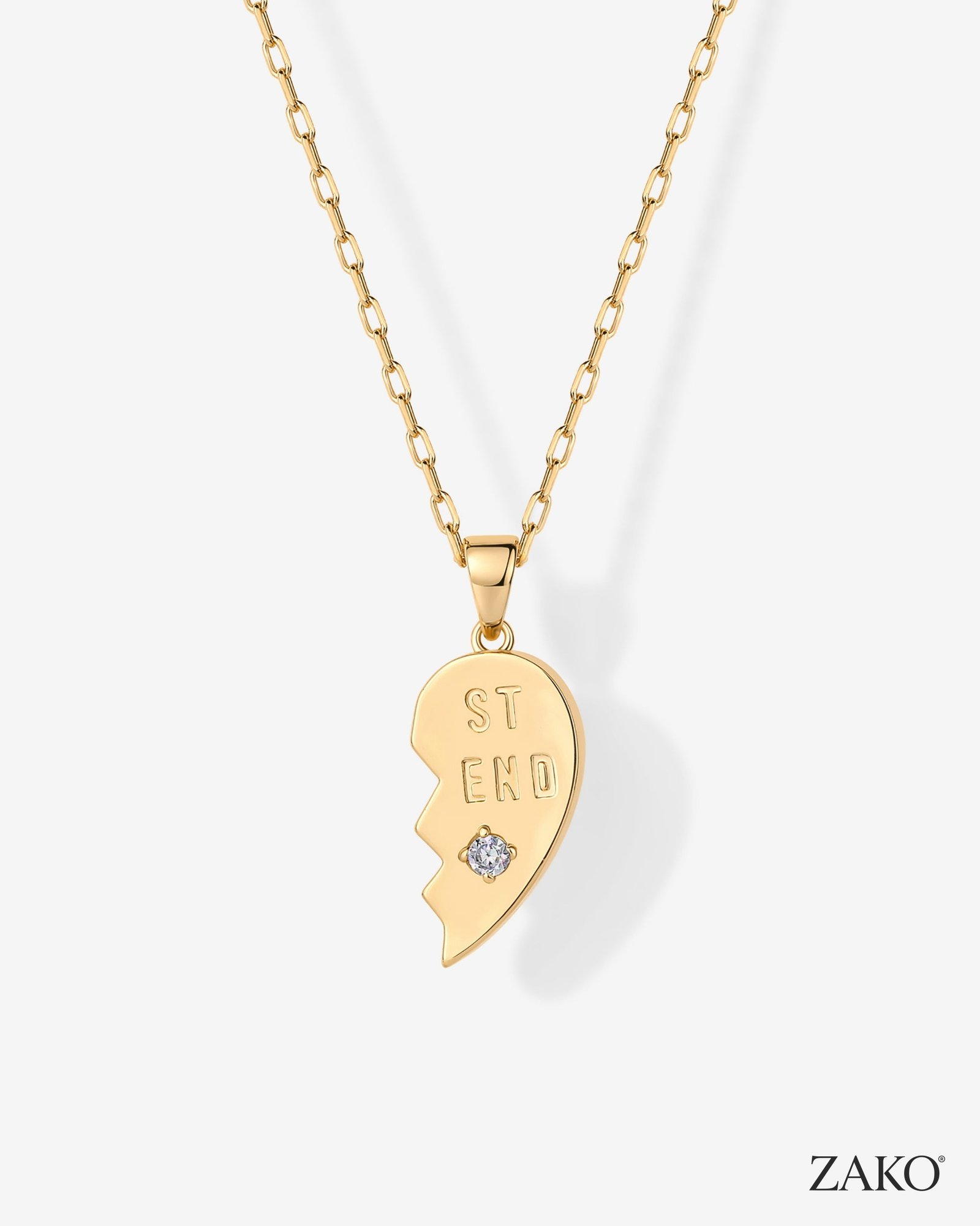Sylvie Heart Necklace Set - Image 3