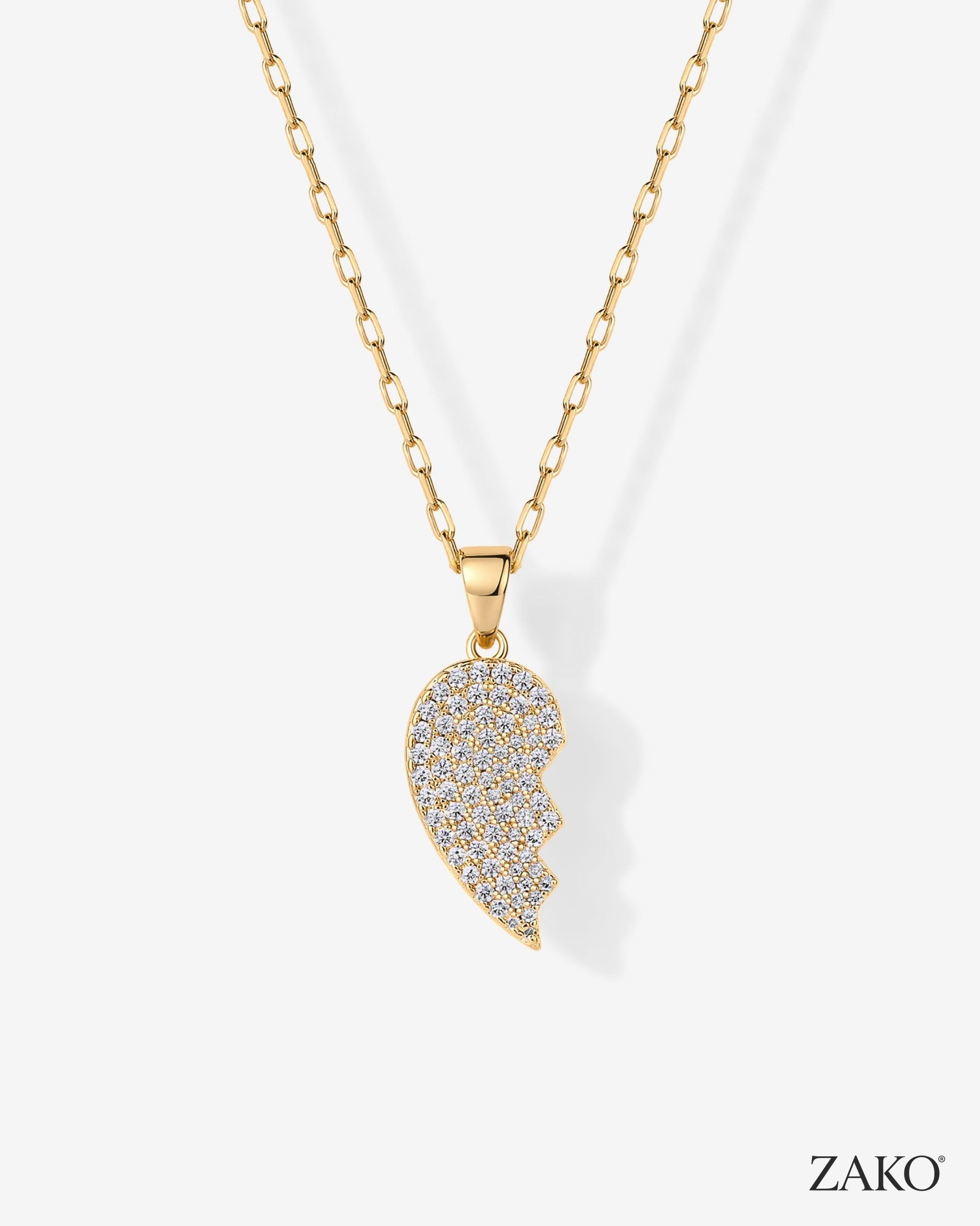 Sylvie Heart Necklace Set - Image 8