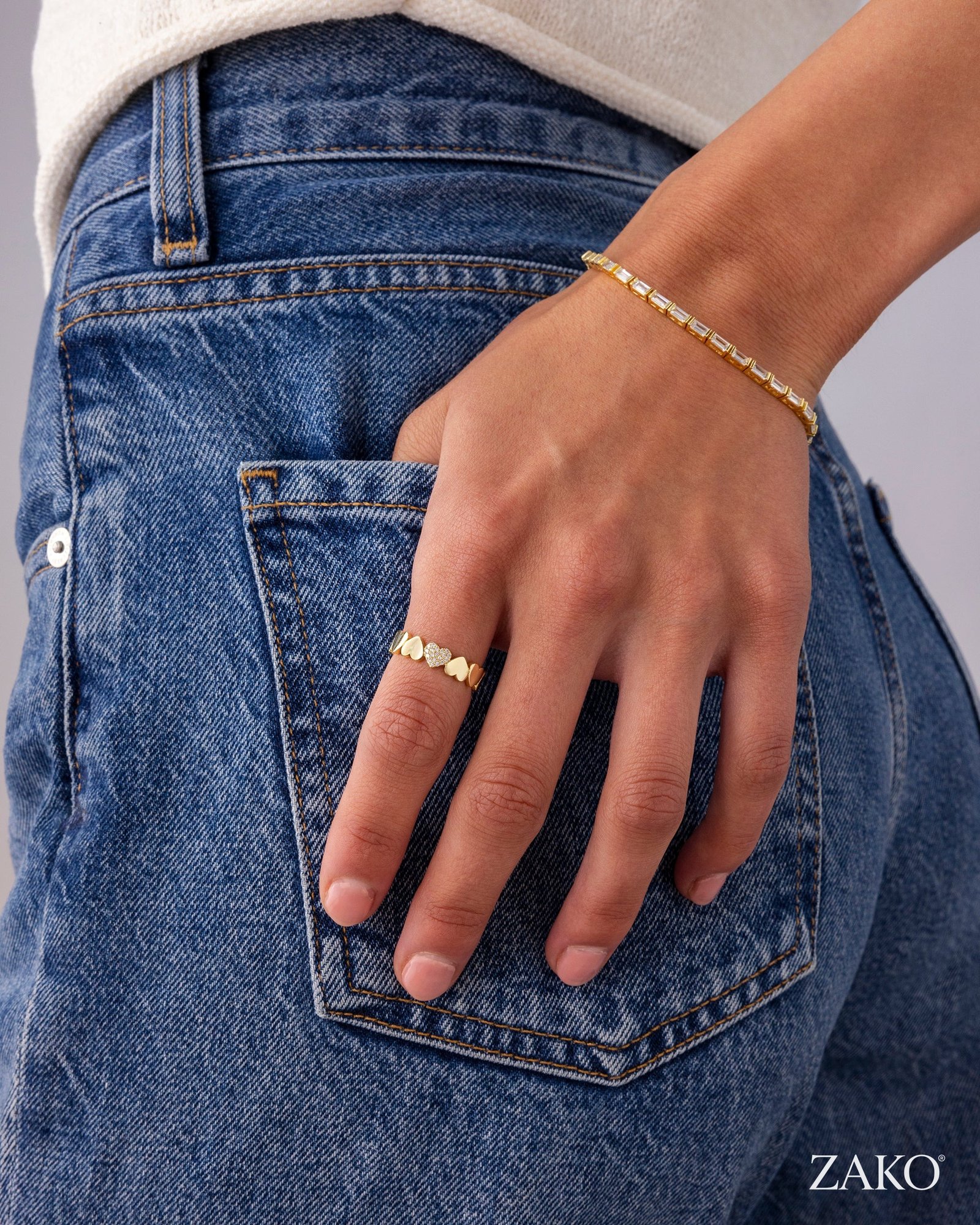 Cleo Heart Ring - Image 5