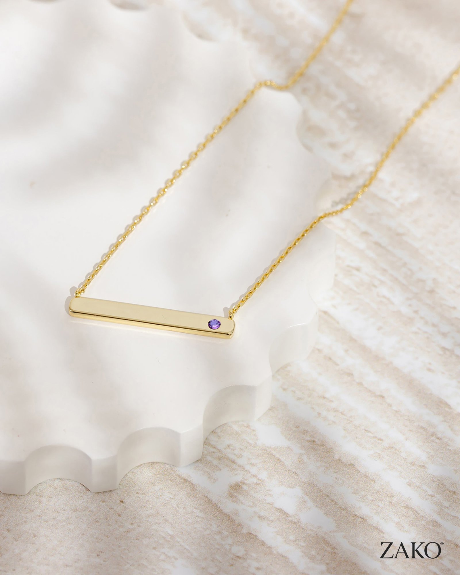 Isla Birthstone Necklace - Image 6