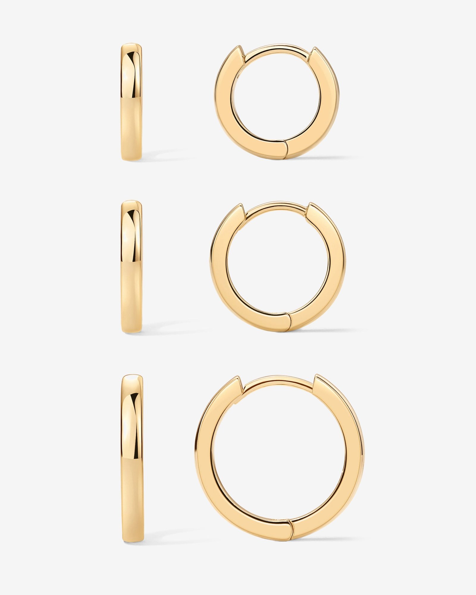 Iris Huggie Hoop Set (3 pairs) - Image 7