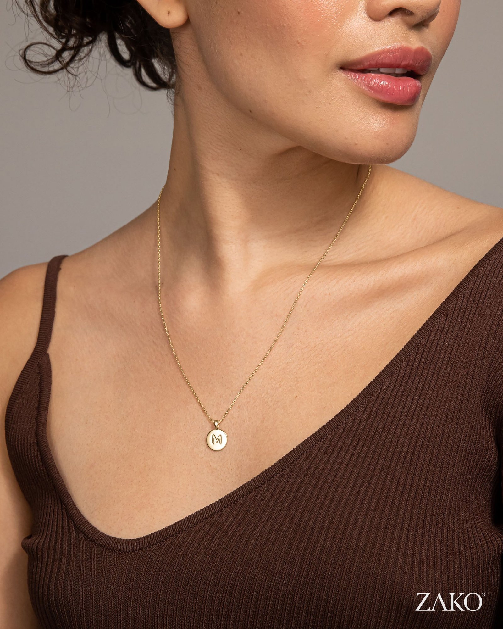 Oriane Initial Pendant - Image 8