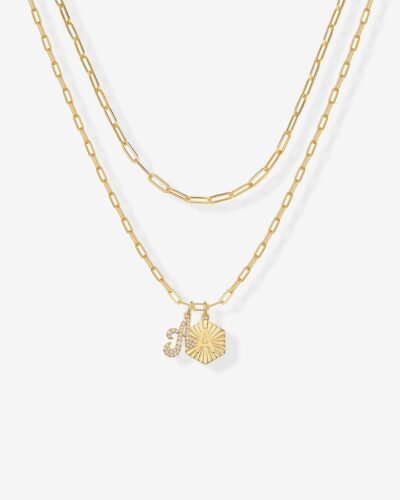 Camille Initial Pendant