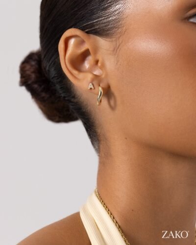 Ines Letter Studs