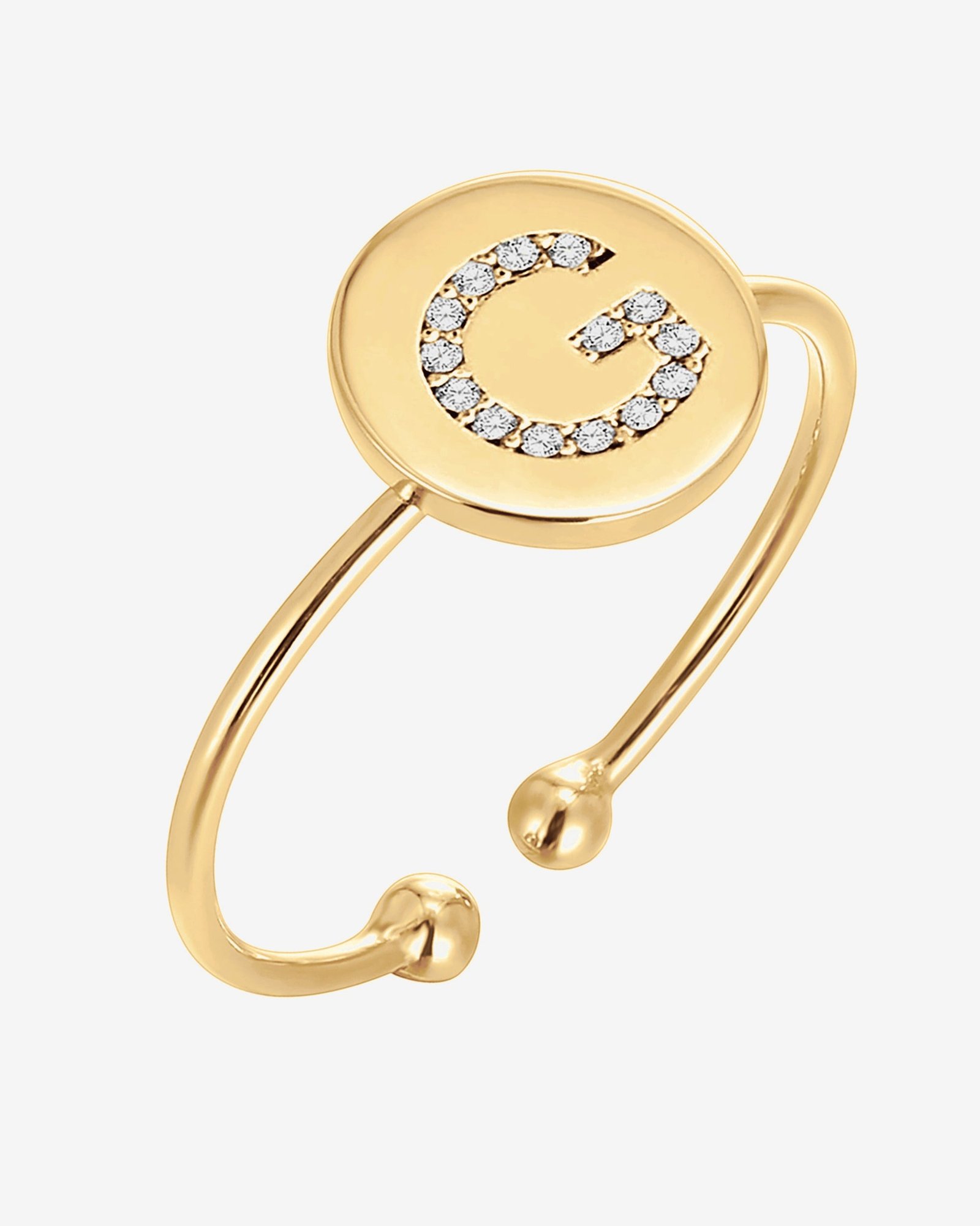 Vera Initial Ring - Image 10