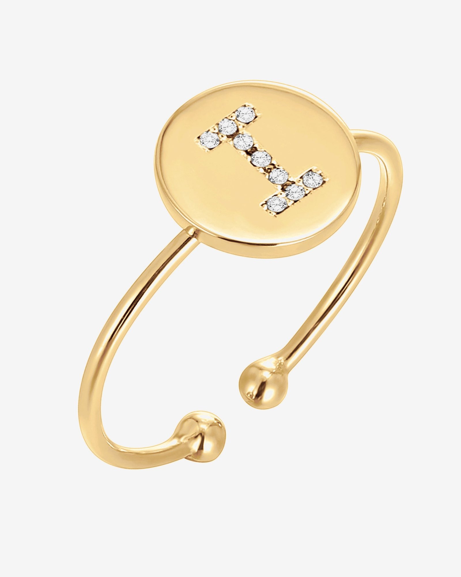 Vera Initial Ring - Image 12
