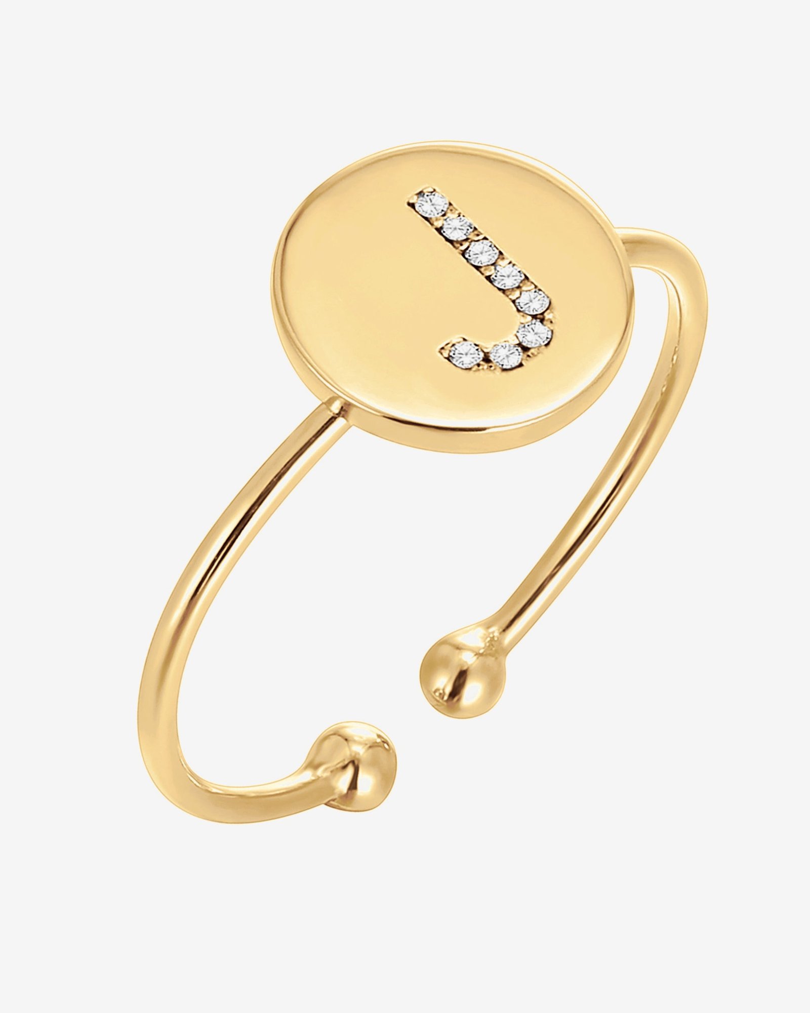 Vera Initial Ring - Image 13