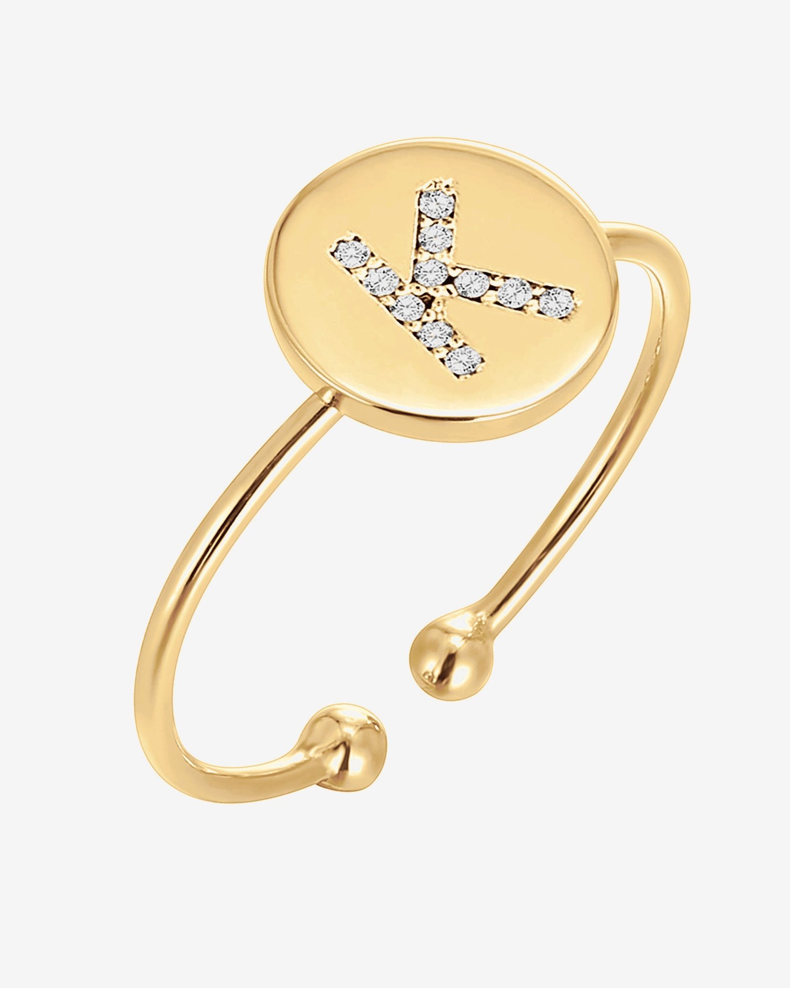 Vera Initial Ring - Image 14