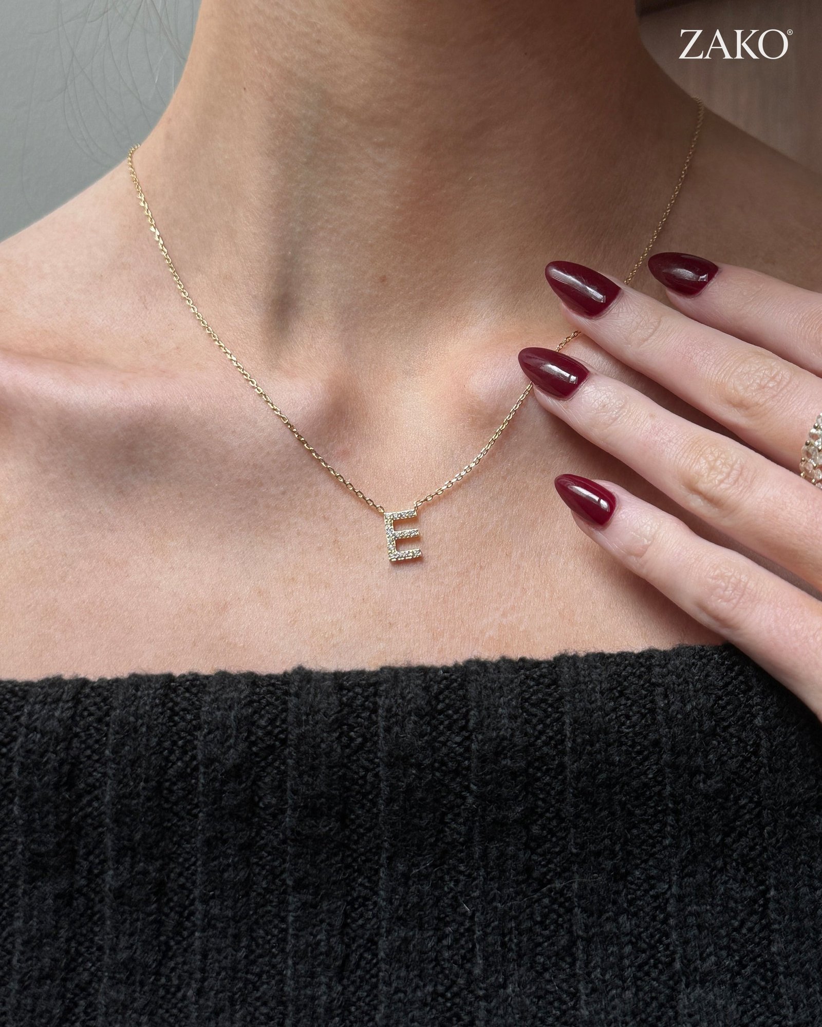 Eloise Initial Pendant - Image 2