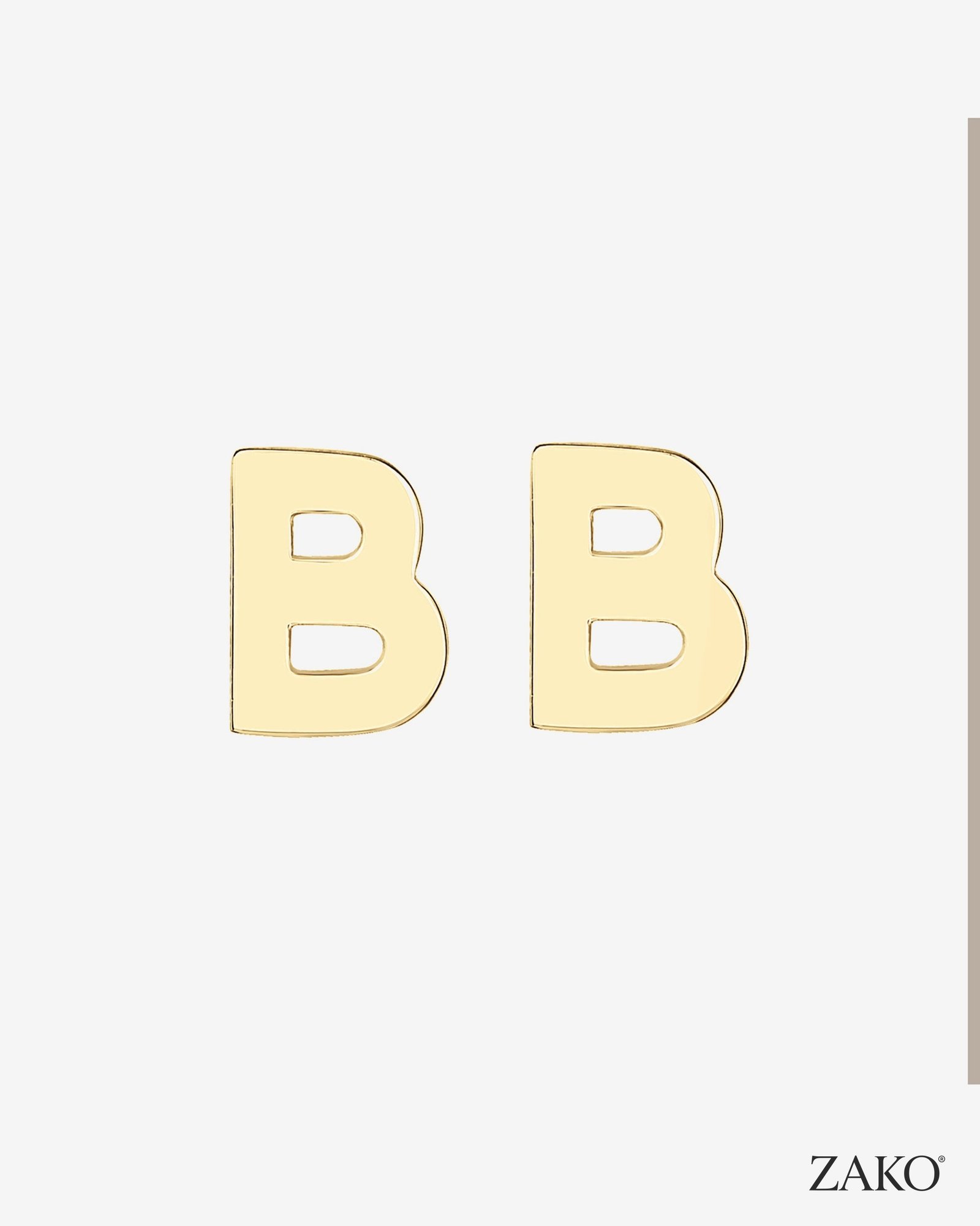 Belle Initial Studs - Image 6