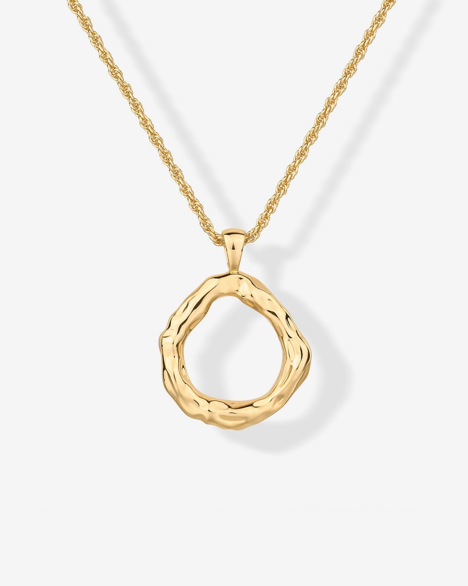 Leona Hammered Pendant