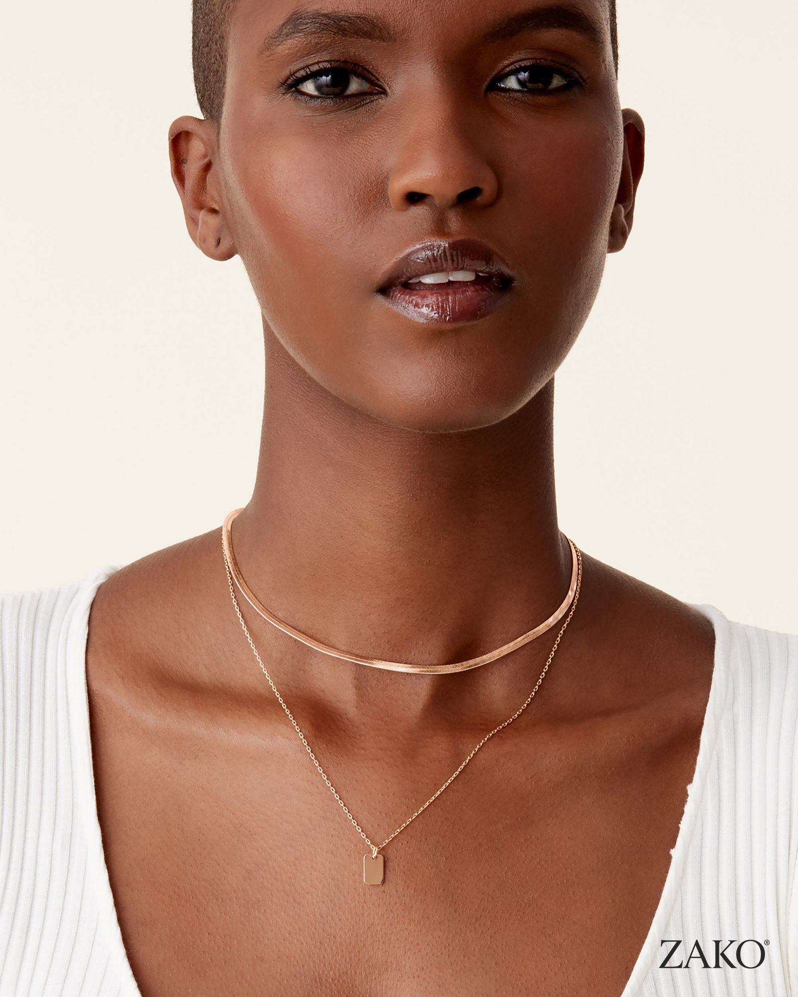 Ophelia Dog Tag Necklace - Image 7