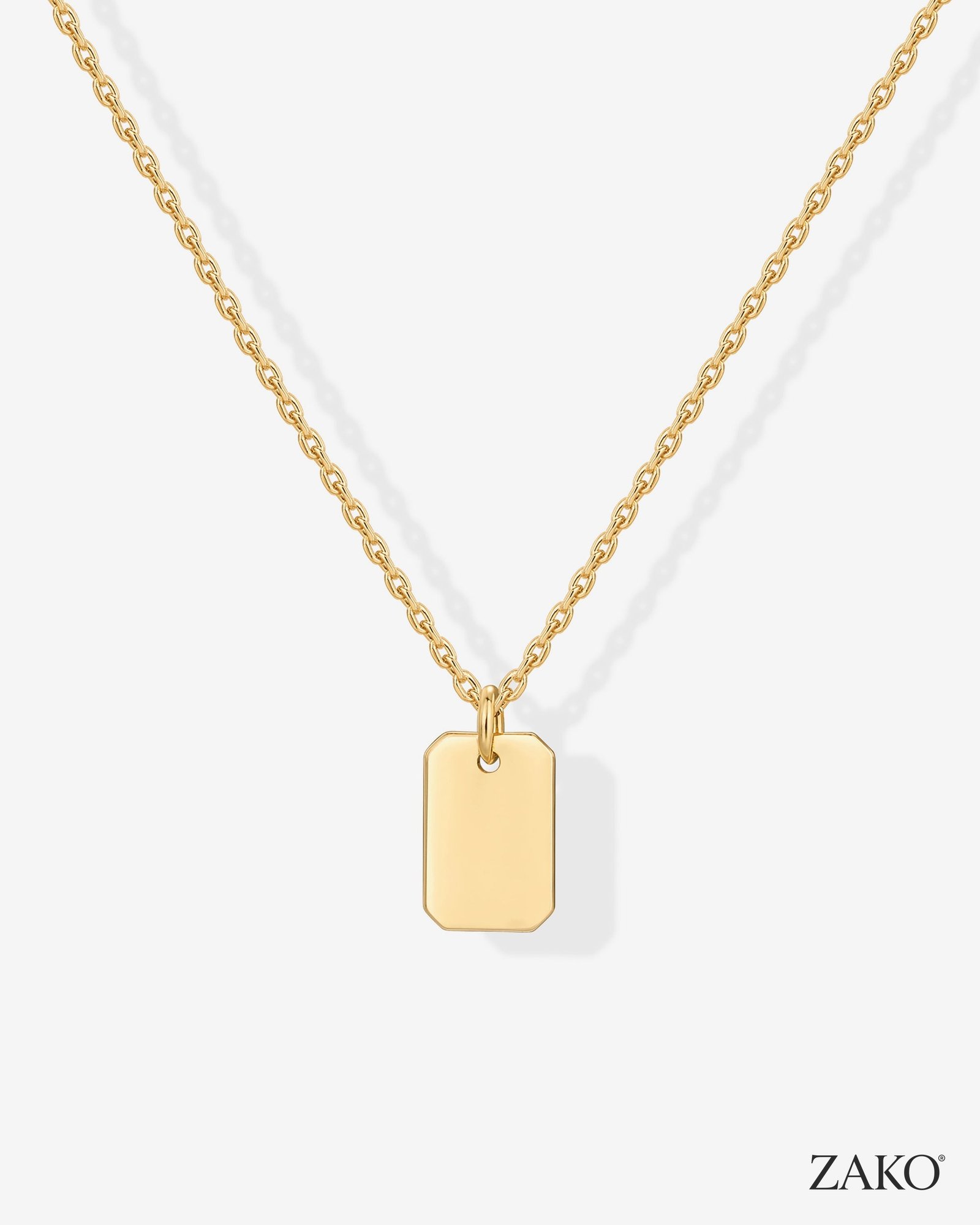 Ophelia Dog Tag Necklace - Image 2