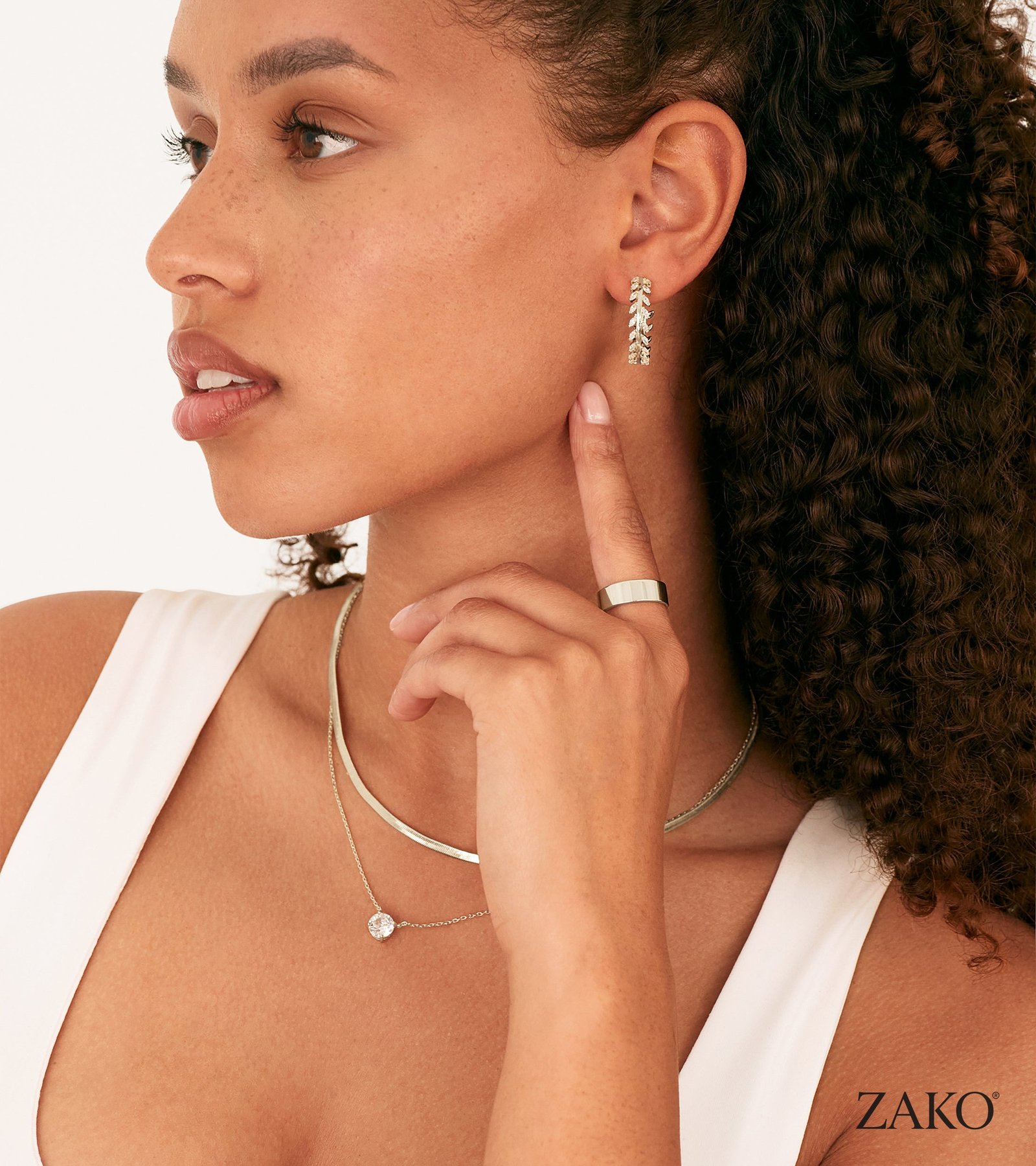 Verity Hoop Earrings - Image 7