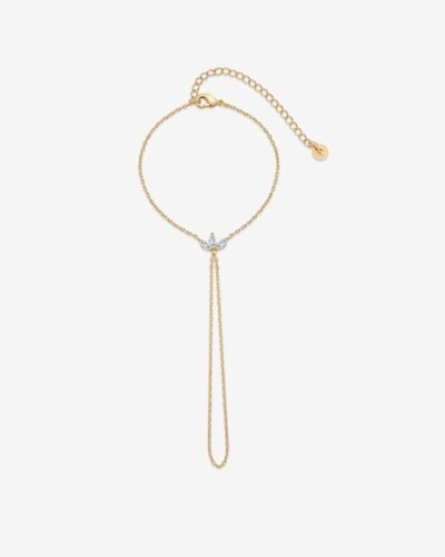 Mira Lotus Hand Chain