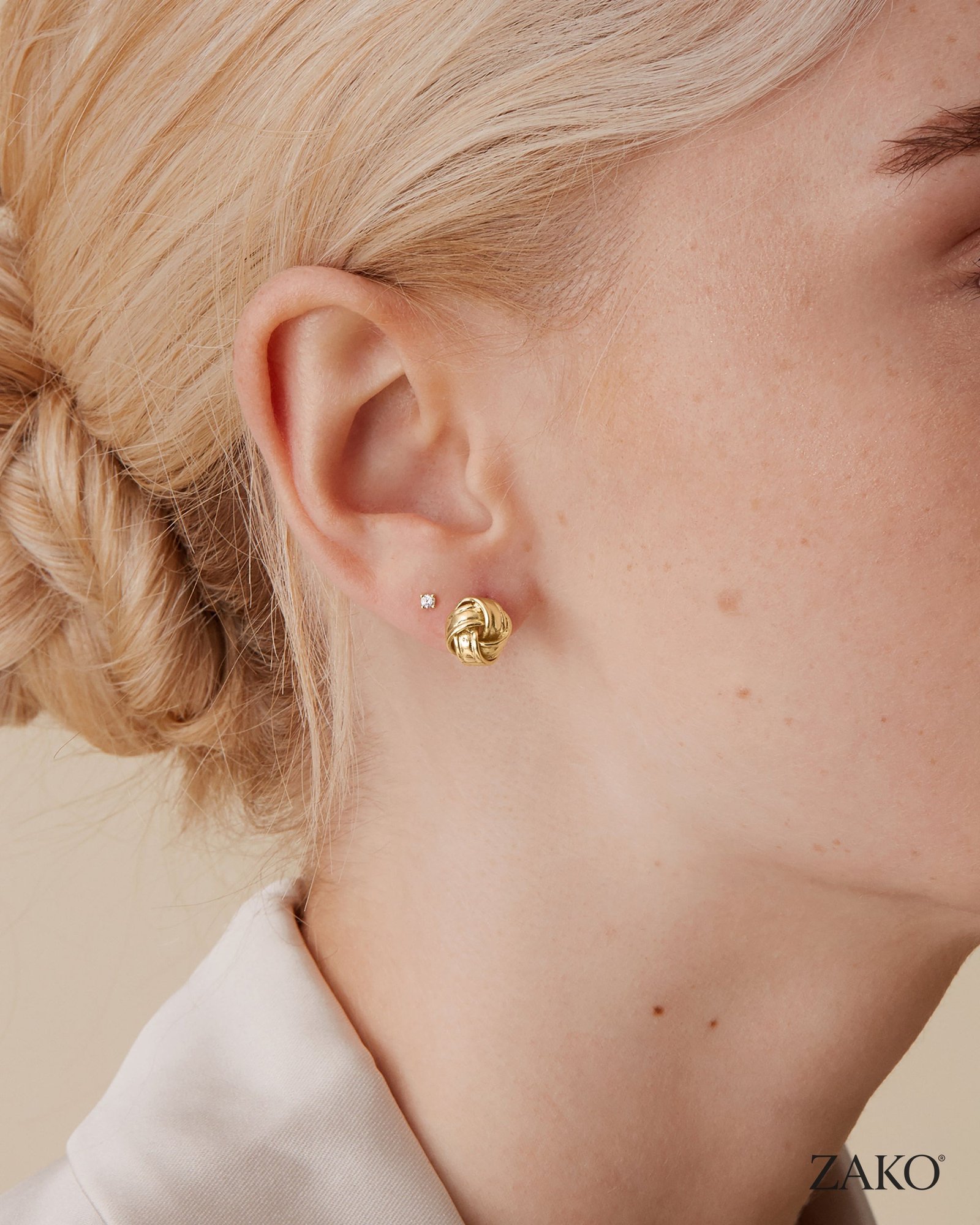 Gia Knot Studs - Image 2