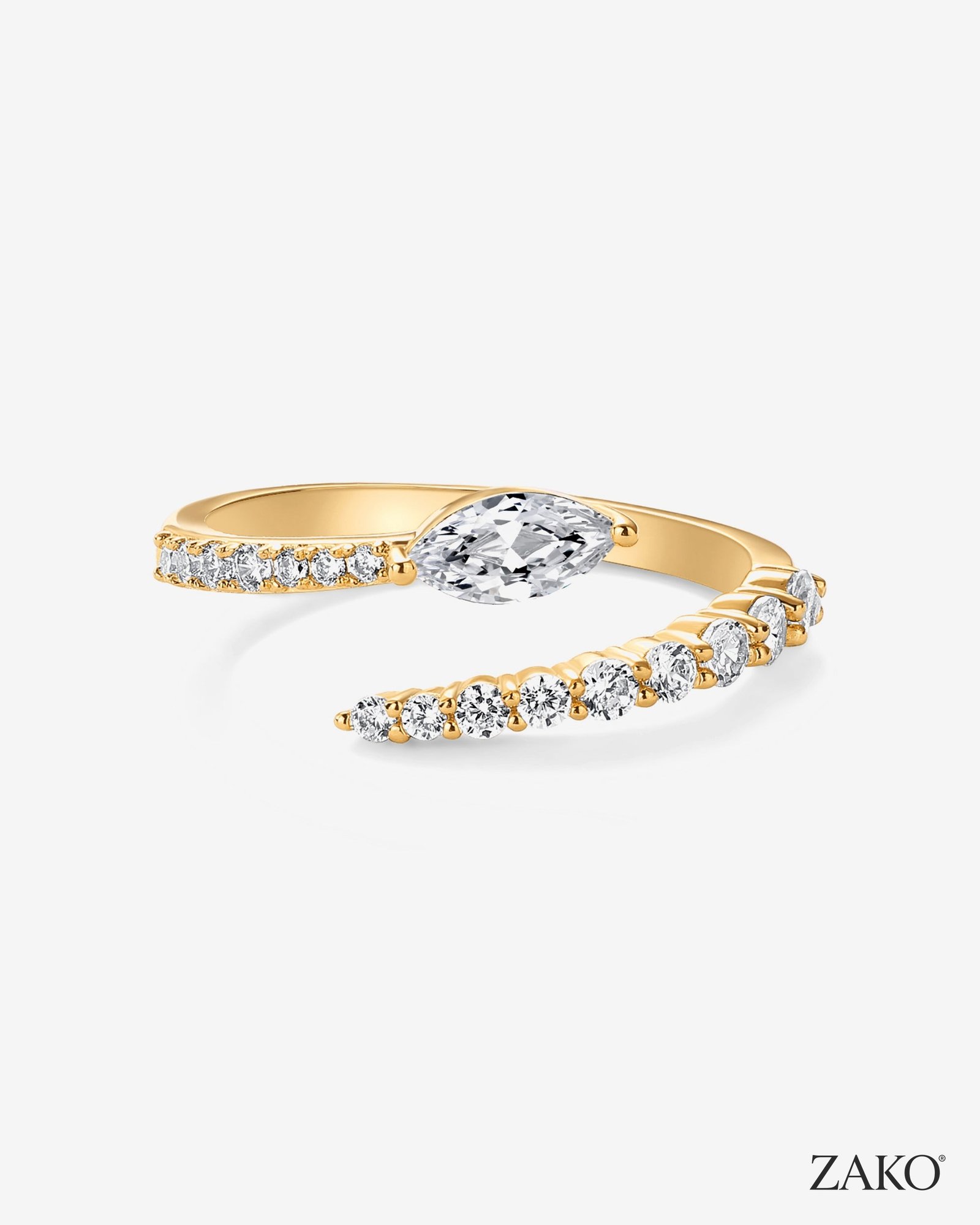 Ophelia Crossover Ring - Image 6