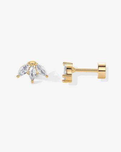 Flora Marquise Studs