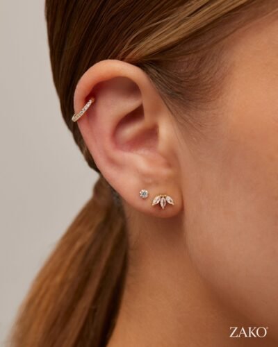 Flora Marquise Studs
