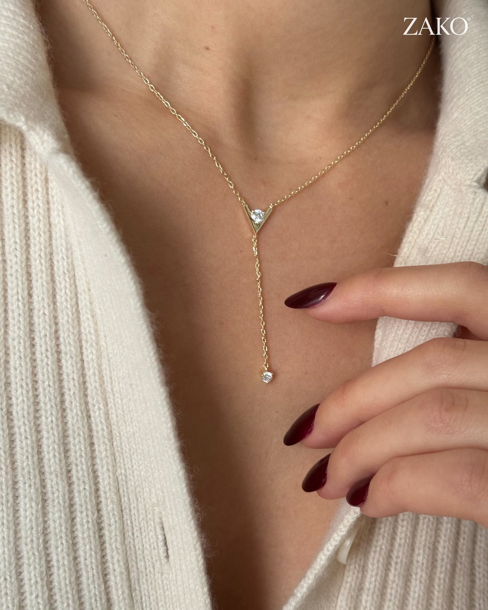 Celine Drop Lariat - Image 4