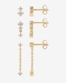 Kaia Mix Stud Set (3 pairs)
