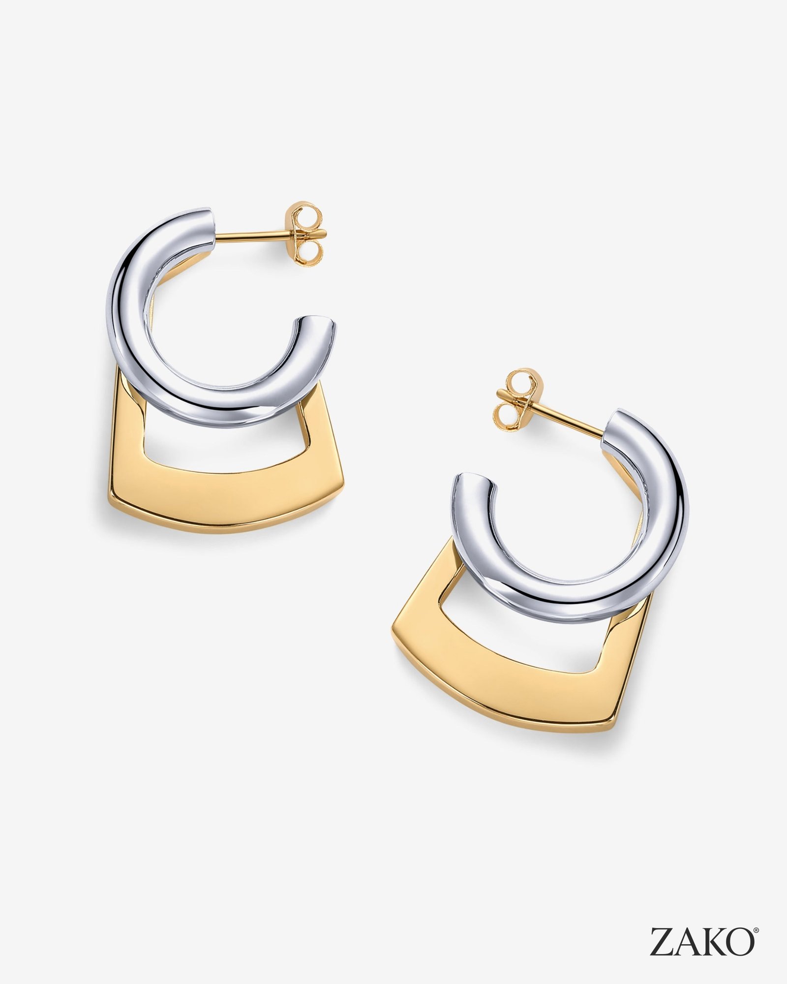 Leona Geometric Hoops - Image 2