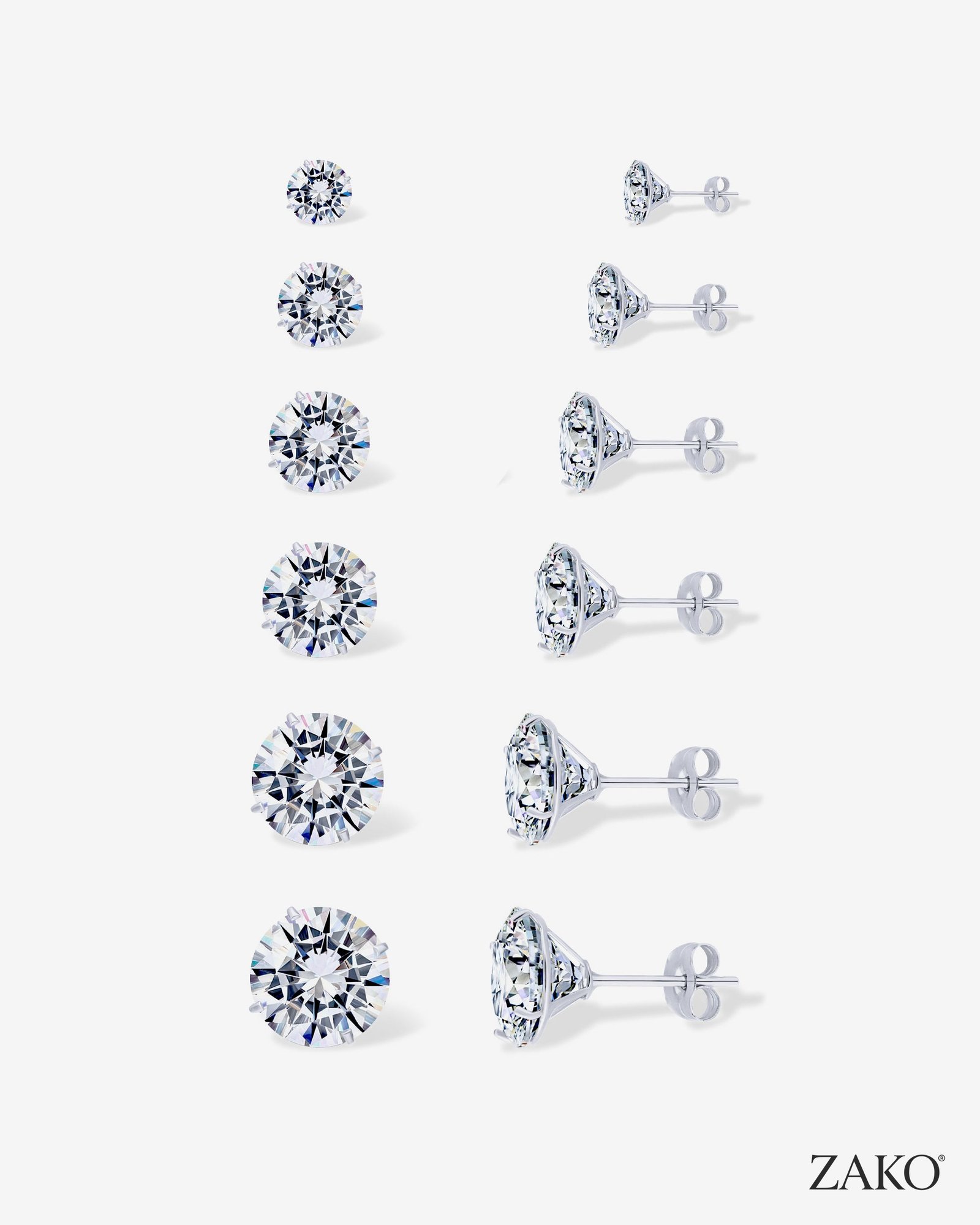 Selene Moissanite Studs - Image 13