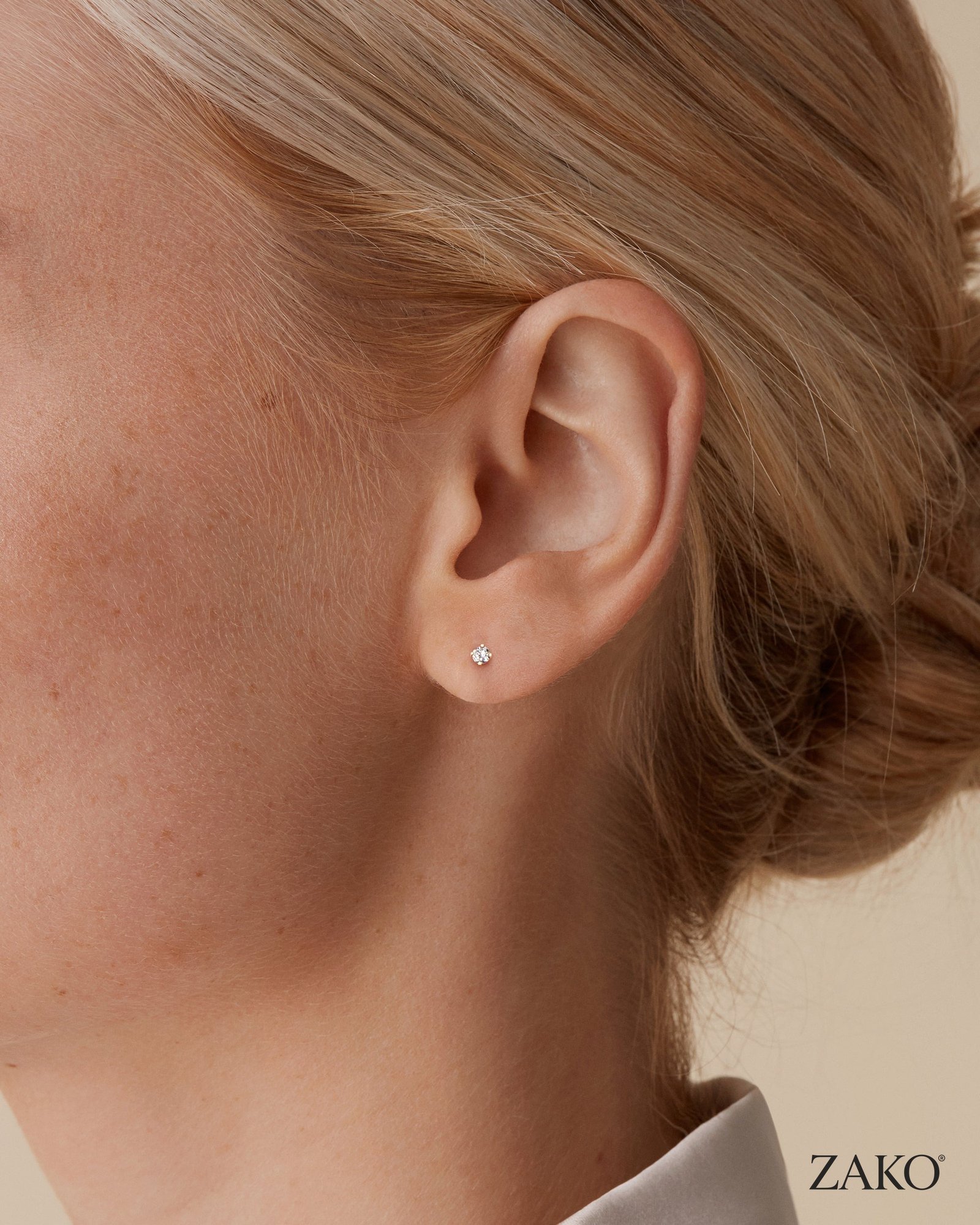 Selene Moissanite Studs - Image 2