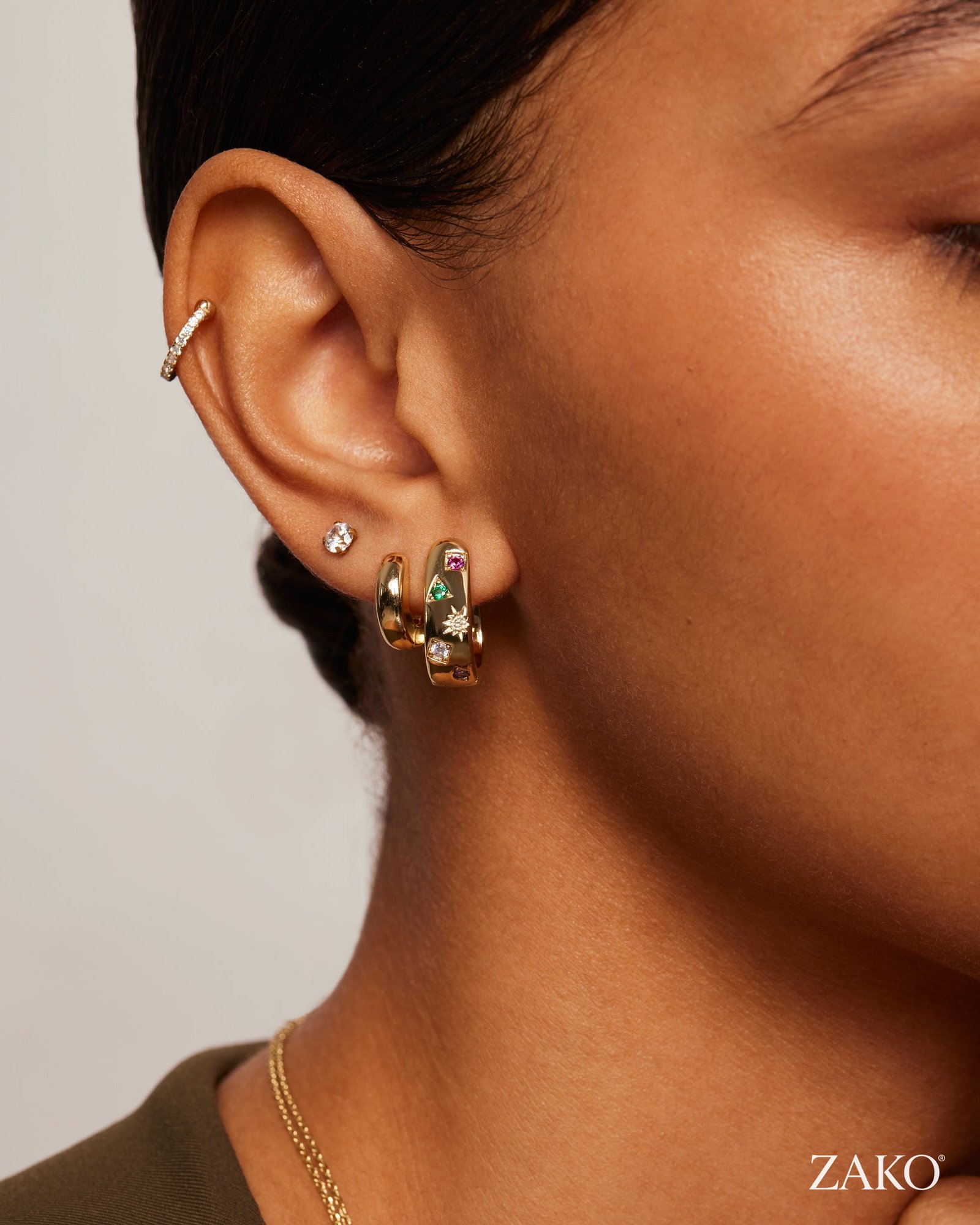 Hana Hoop Earrings - Image 4