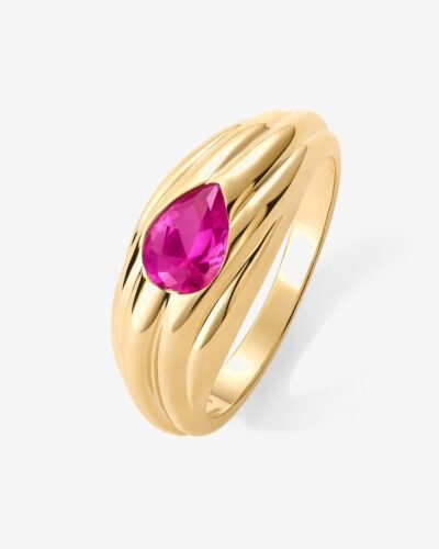 Saba Pear Ring