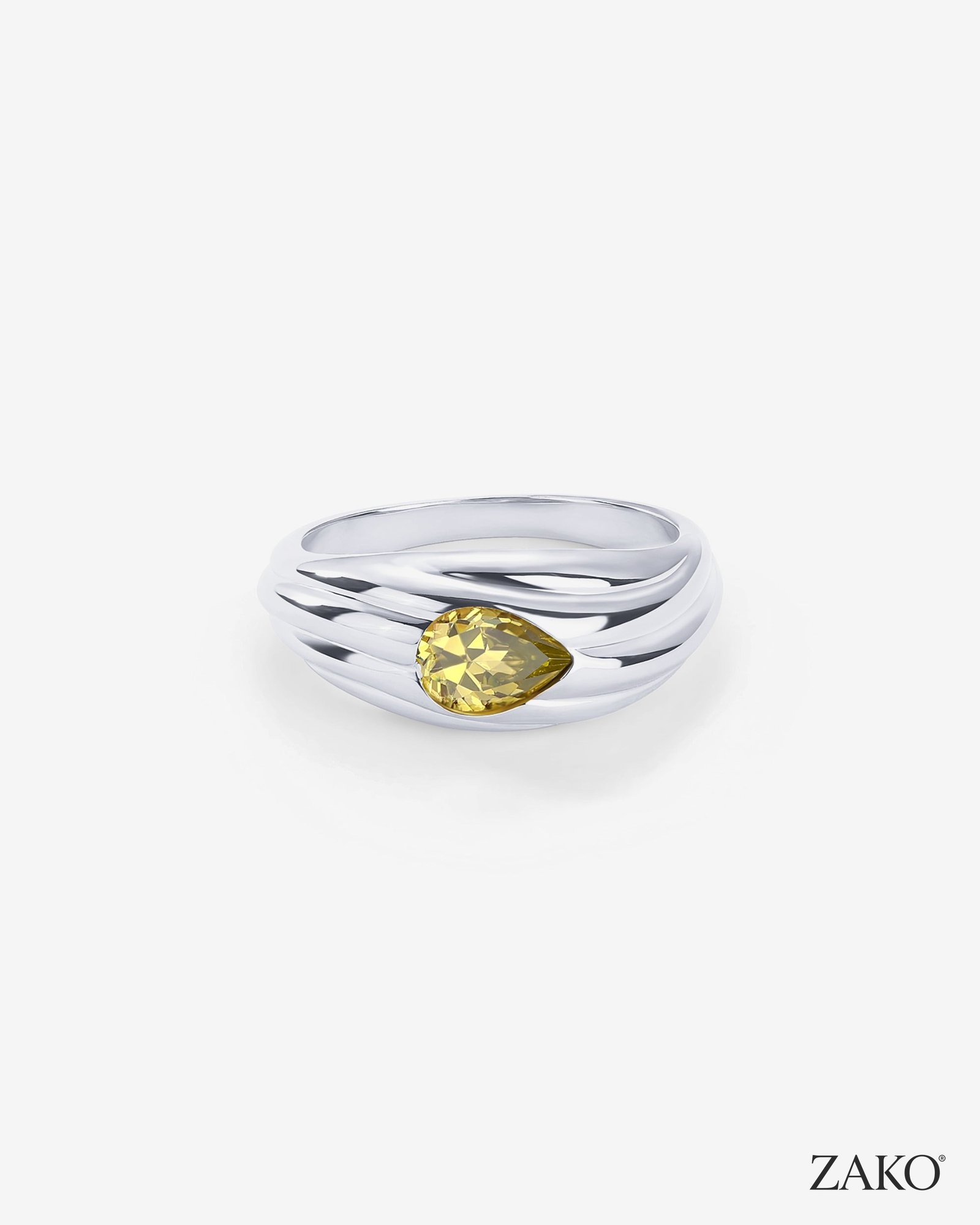 Saba Pear Ring - Image 11