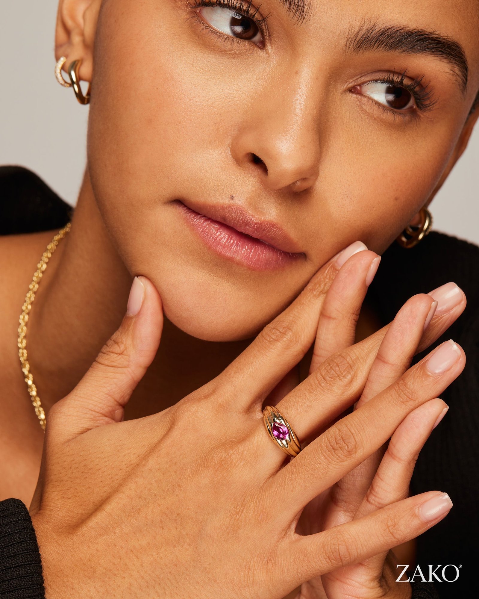 Saba Pear Ring - Image 9