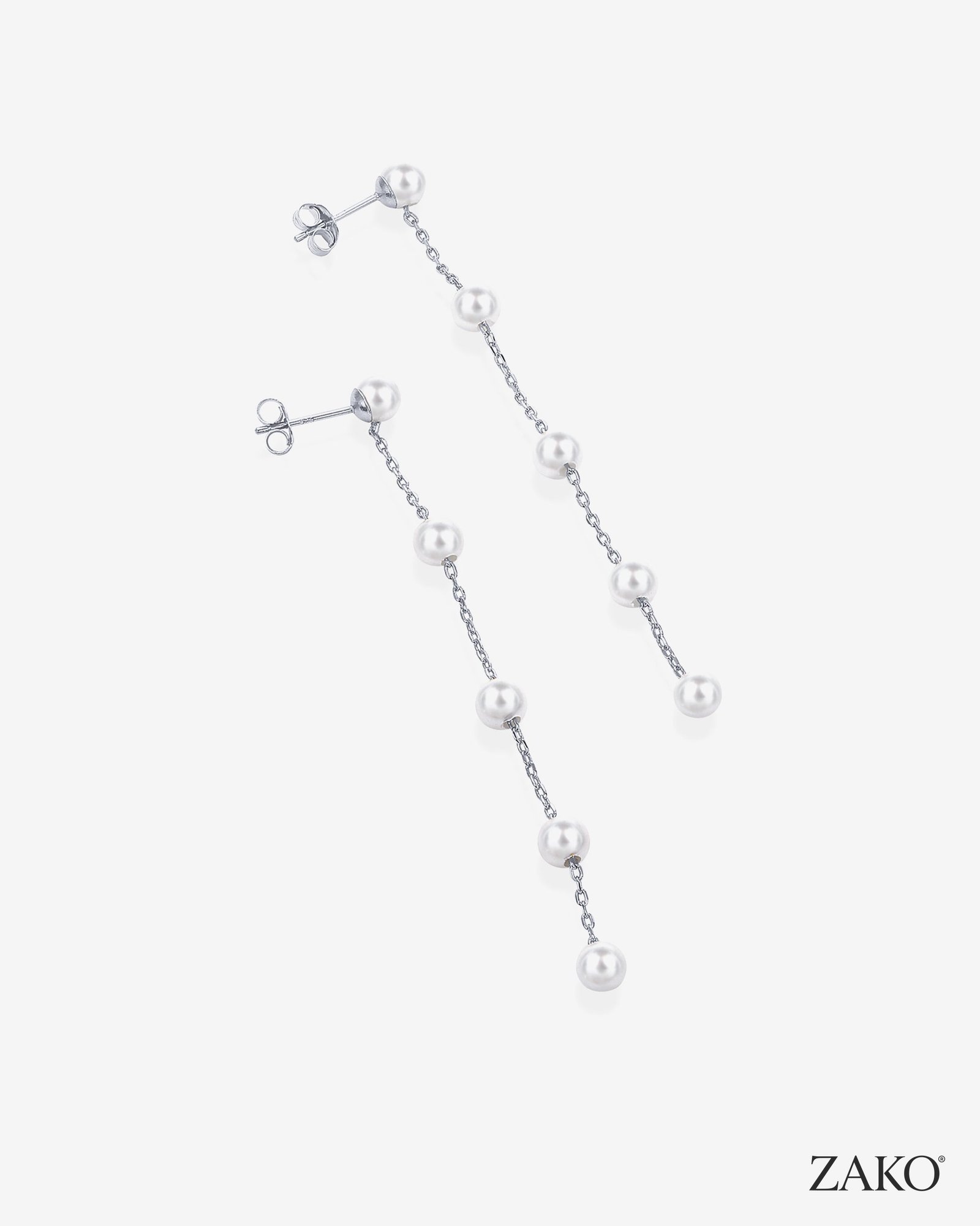 Saba Pearl Drop Earrings - Image 6