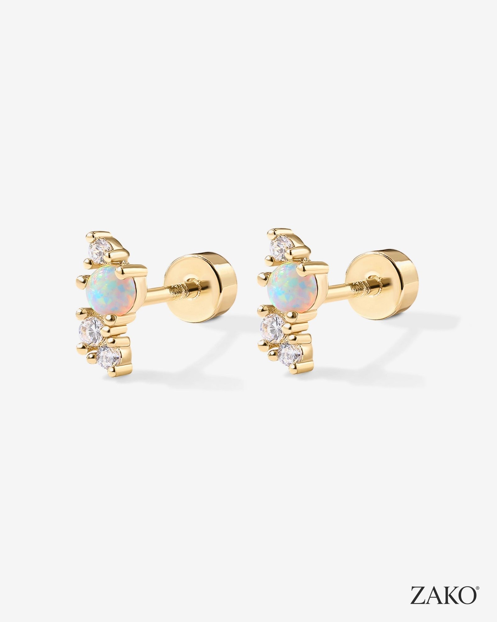 Valentina Opal Studs - Image 2