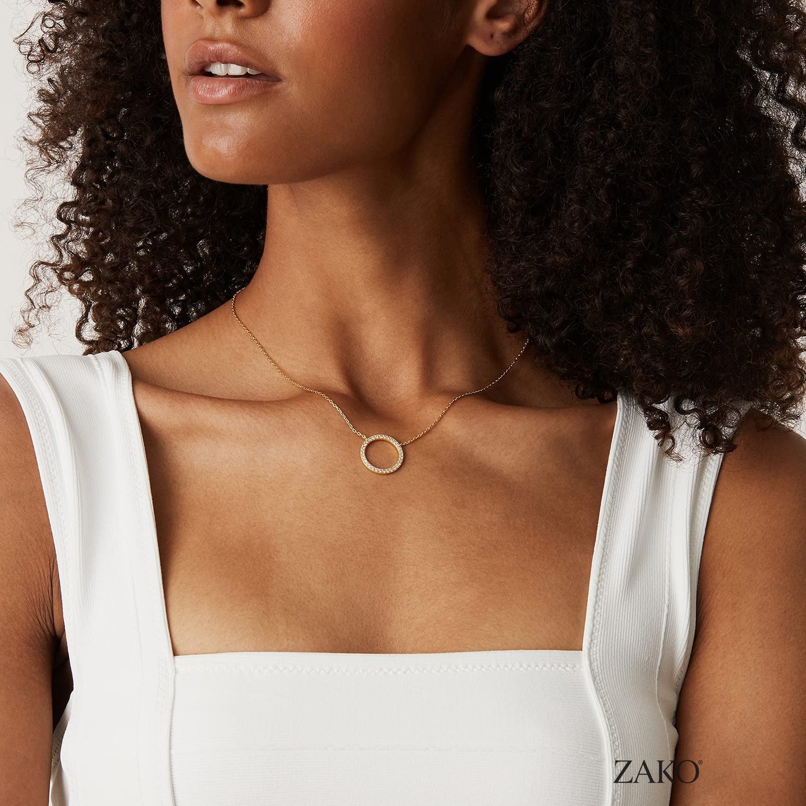 Wilda Open Circle Necklace - Image 5