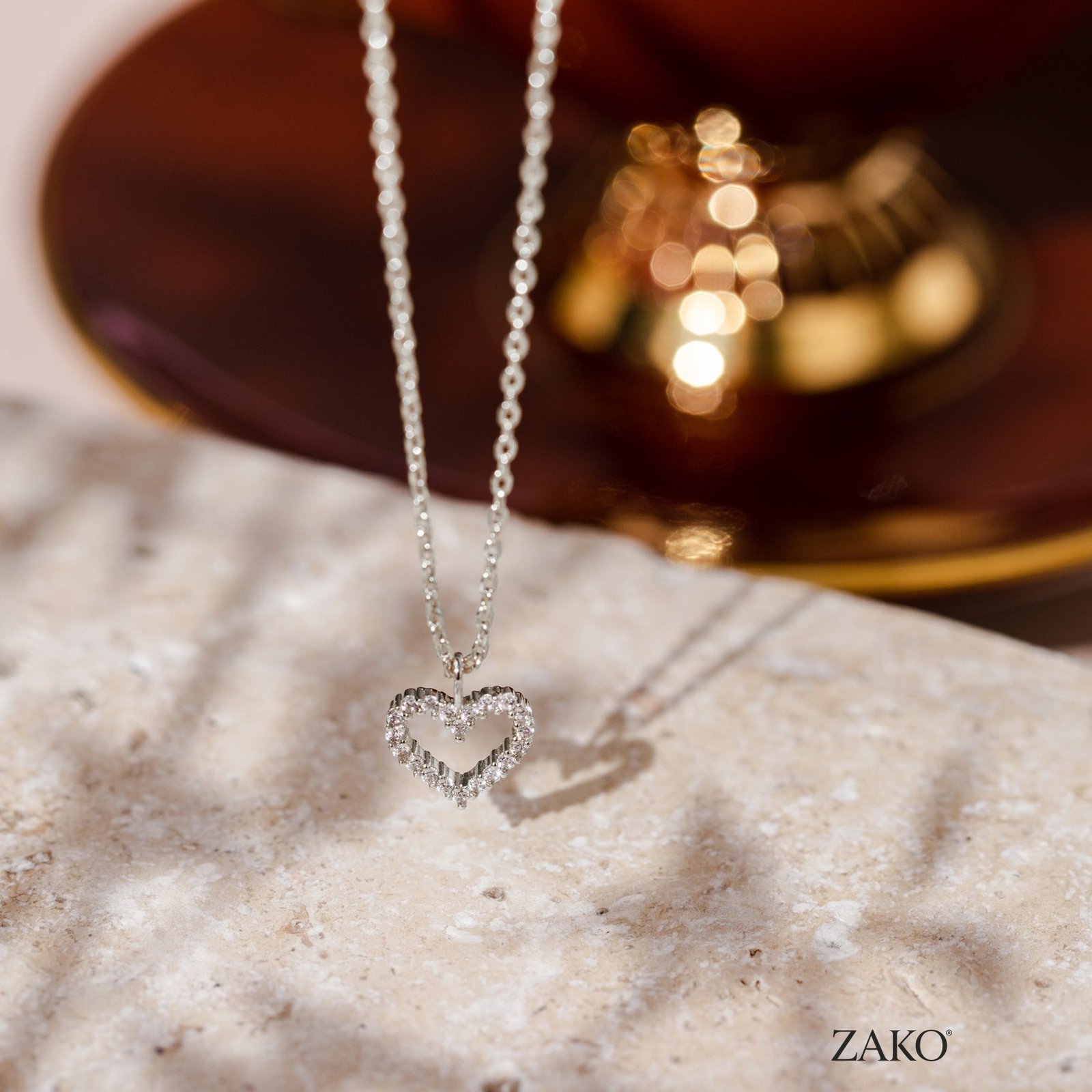 Yvette Open Heart Necklace - Image 8