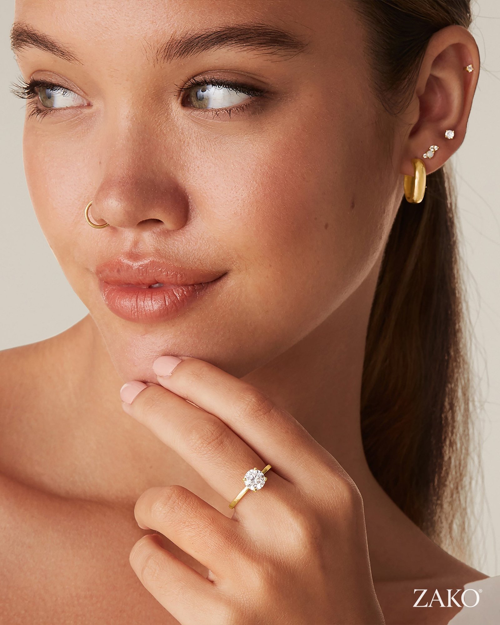 Delphine Heart Ring - Image 5
