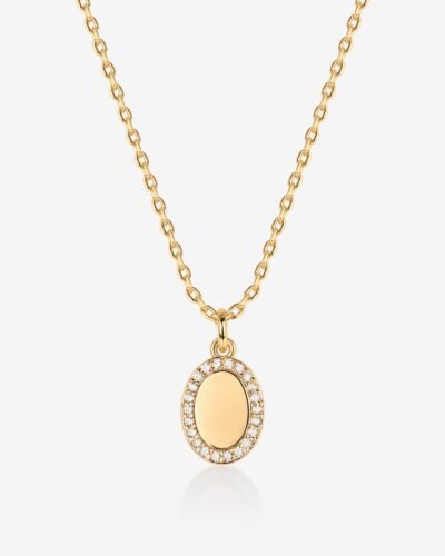 Fern Oval Pendant